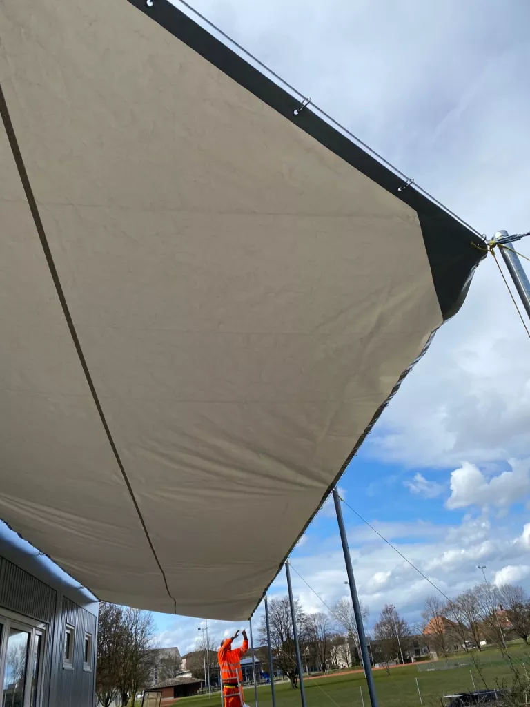 Sonnensegel Schulgemeinde